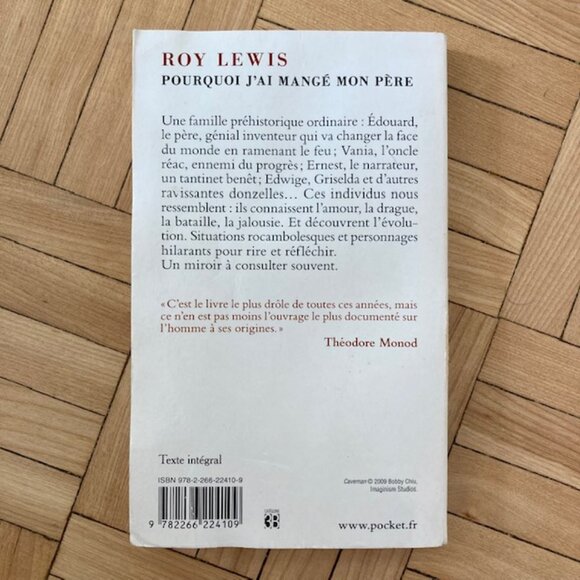 Livre Roman Pourquoi J'ai Mangé Mon Père - Roy Lewis - Picture 2 of 2